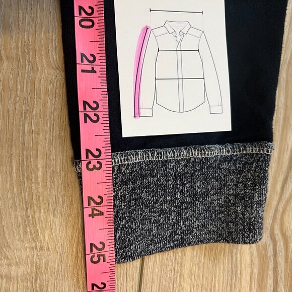 🪻Abercrombie & Fitch Sweatshirt (hoodie) Navy Grey Sz L - Picture 8 of 10